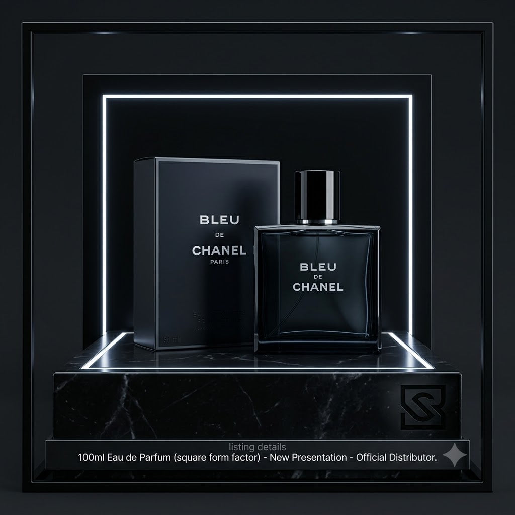 CHANEL Bleu De CHANEL Eau De Parfum Spray for Men 3.4oz / 100ml New In Box
