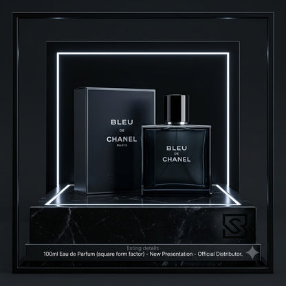 CHANEL Bleu De CHANEL Eau De Parfum Spray for Men 3.4oz / 100ml New In Box